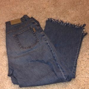🎁Cute!! Vintage frilled jeans!!💙💙💙